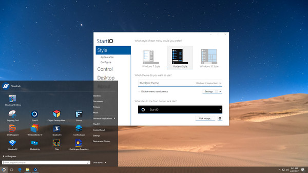 Start10for windows and Linux 1