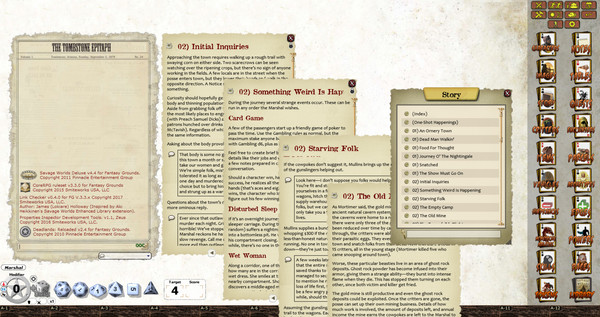 Скриншот из Fantasy Grounds - Deadlands Reloaded: Saddle Sore (Savage Worlds)