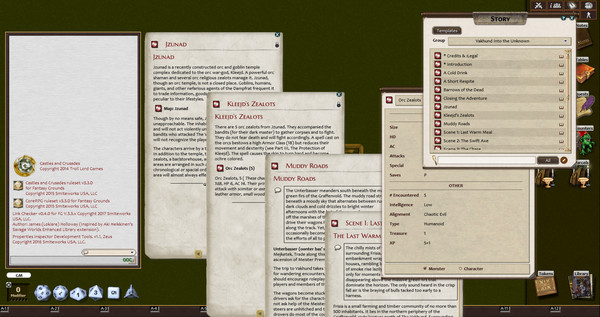 Скриншот из Fantasy Grounds - I1 Into the Unknown: Vakhund (Castles & Crusades)