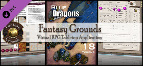 Fantasy Grounds - Blue Dragons (Token Pack)