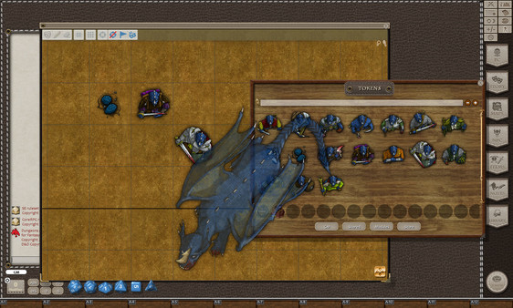 Скриншот из Fantasy Grounds - Blue Dragons (Token Pack)