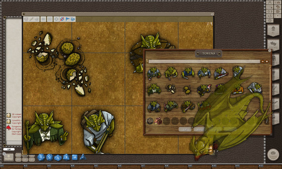 Скриншот из Fantasy Grounds - Brass Dragons (Token Pack)