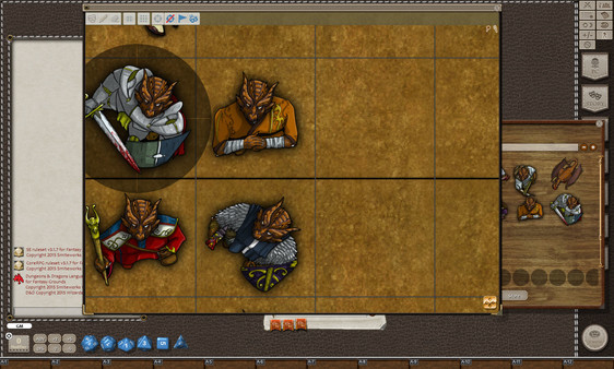 Скриншот из Fantasy Grounds - Copper Dragons (Token Pack)
