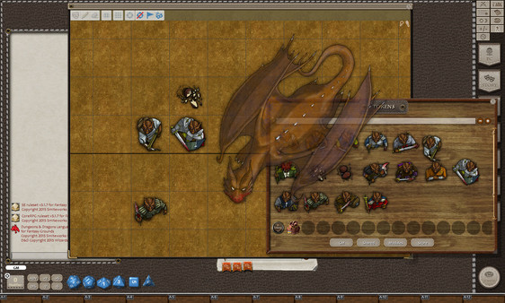 Скриншот из Fantasy Grounds - Copper Dragons (Token Pack)