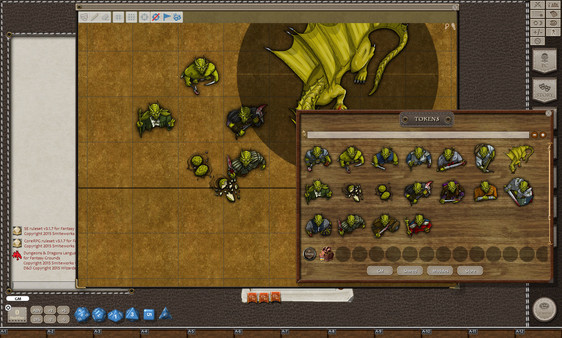 Скриншот из Fantasy Grounds - Gold Dragons (Token Pack)