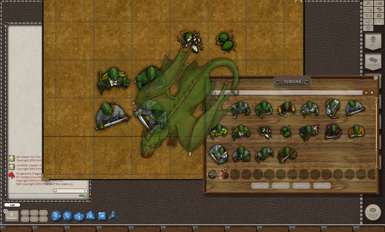 Скриншот из Fantasy Grounds - Green Dragons (Token Pack)