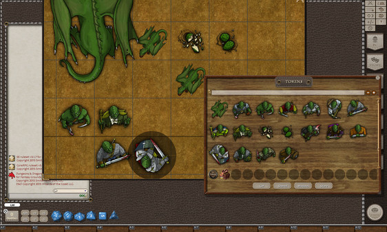 Скриншот из Fantasy Grounds - Green Dragons (Token Pack)