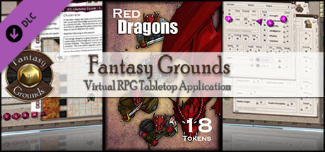 Fantasy Grounds - Red Dragons (Token Pack)