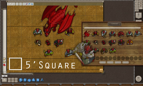 Скриншот из Fantasy Grounds - Red Dragons (Token Pack)