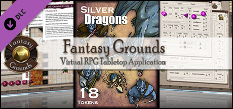 Fantasy Grounds - Silver Dragons (Token Pack) cover art