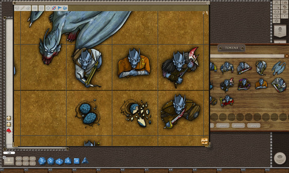 Скриншот из Fantasy Grounds - Silver Dragons (Token Pack)