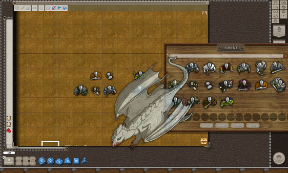 Скриншот из Fantasy Grounds - White Dragons (Token Pack)