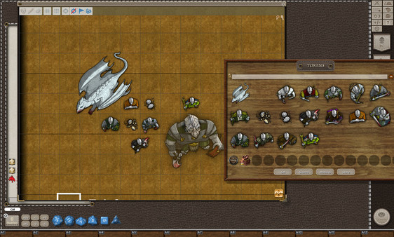 Скриншот из Fantasy Grounds - White Dragons (Token Pack)