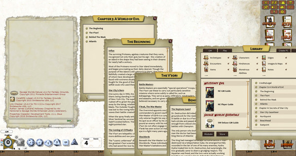 Скриншот из Fantasy Grounds - Setting: Necessary Evil (Savage Worlds)