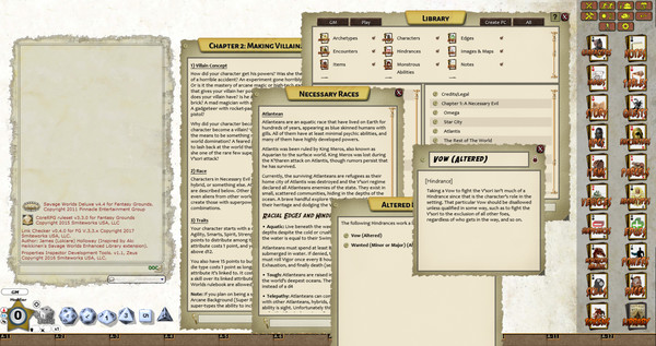Скриншот из Fantasy Grounds - Setting: Necessary Evil (Savage Worlds)