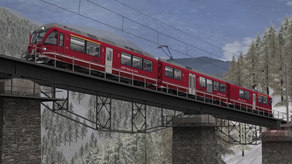 Скриншот из Train Simulator: Arosa Line Route Add-On