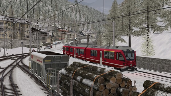 Скриншот из Train Simulator: Arosa Line Route Add-On