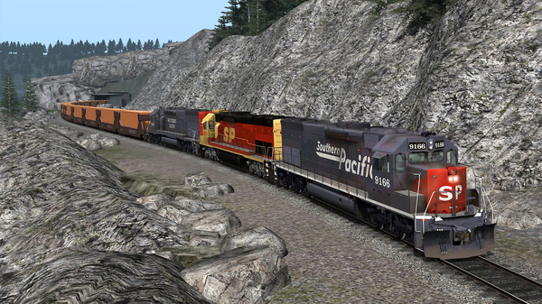 Скриншот из Train Simulator: Southern Pacific SD45T-2 Loco Add-On