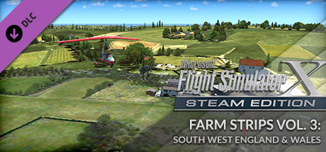 FSX Steam Edition: Farm Strips Vol 3: South West England & Wales Add-On