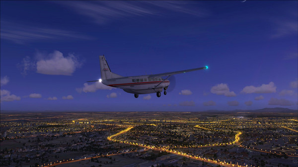 Скриншот из FSX Steam Edition: Night Environment Spain Add-On