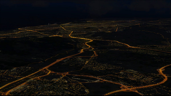 Скриншот из FSX Steam Edition: Night Environment Spain Add-On