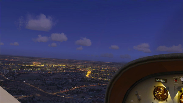 Скриншот из FSX Steam Edition: Night Environment Spain Add-On