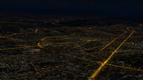 Скриншот из FSX Steam Edition: Night Environment Spain Add-On