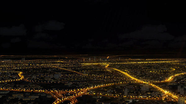 Скриншот из FSX Steam Edition: Night Environment Spain Add-On