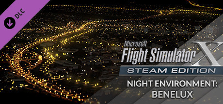 FSX Steam Edition: Night Environment Benelux Add-On