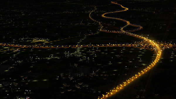 Скриншот из FSX Steam Edition: Night Environment Benelux Add-On