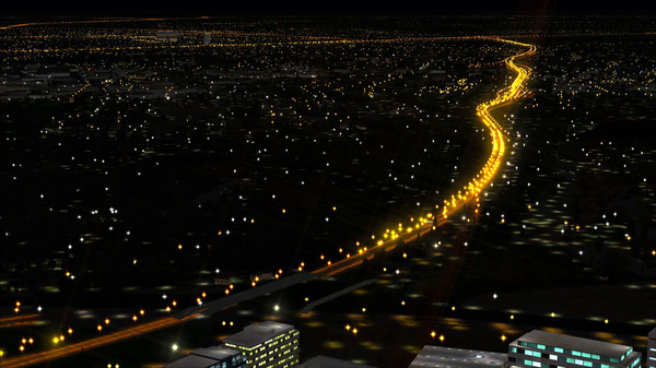 Скриншот из FSX Steam Edition: Night Environment Benelux Add-On