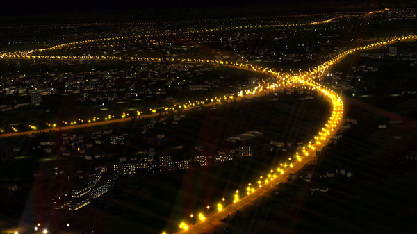 Скриншот из FSX Steam Edition: Night Environment Benelux Add-On