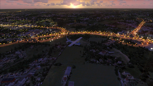 Скриншот из FSX Steam Edition: Night Environment Benelux Add-On