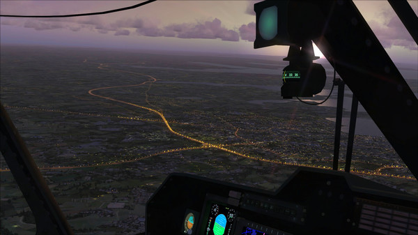 Скриншот из FSX Steam Edition: Night Environment Denmark Add-On