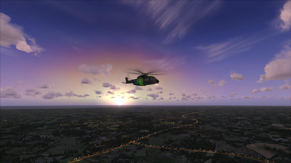 Скриншот из FSX Steam Edition: Night Environment Denmark Add-On