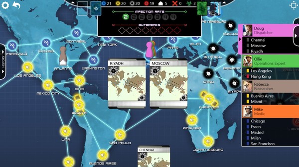 Скриншот из Pandemic: The Board Game