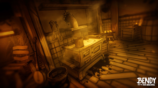 Скриншот из Bendy and the Ink Machine