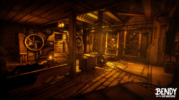 Скриншот из Bendy and the Ink Machine