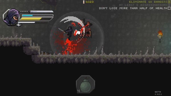 Pixel Shinobi Nine demons of Mamoru game for Linux 1