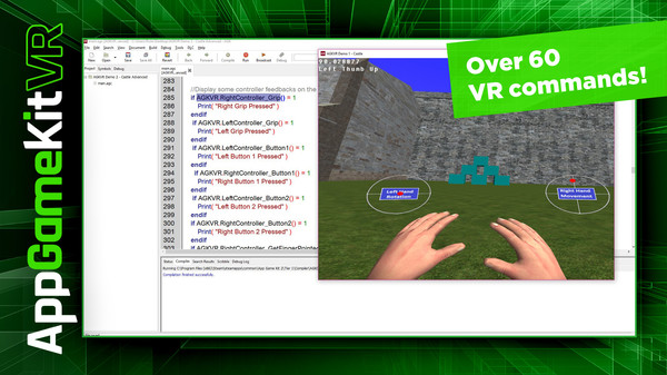 Скриншот из AppGameKit Classic - VR