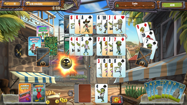 Скриншот из Zombie Solitaire 2 Chapter 3