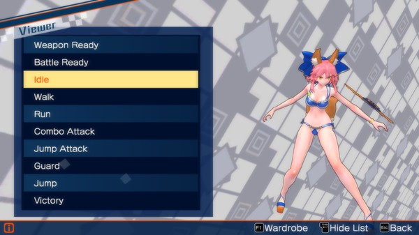 Скриншот из Fate⁄EXTELLA - Vacances d'été Скриншот из Fate⁄EXTELLA - Vacances d'été