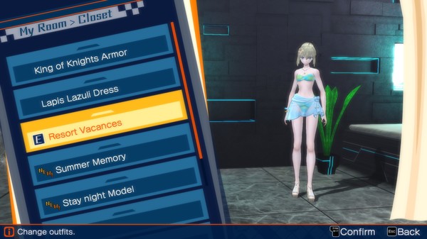 Скриншот из Fate⁄EXTELLA - Resort Vacances