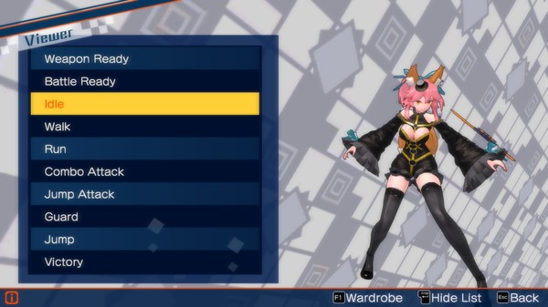 Скриншот из Fate⁄EXTELLA - Sable Mage Outfit