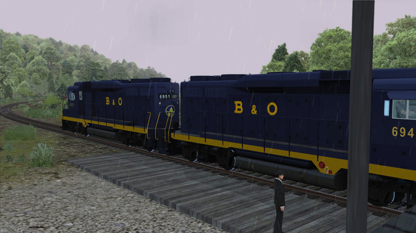 Скриншот из TS Marketplace: Baltimore and Ohio GP30 Liveries Add-On