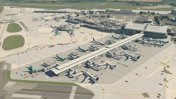 Скриншот из X-Plane 11 - Add-on: Aerosoft - Airport Dublin V2.0