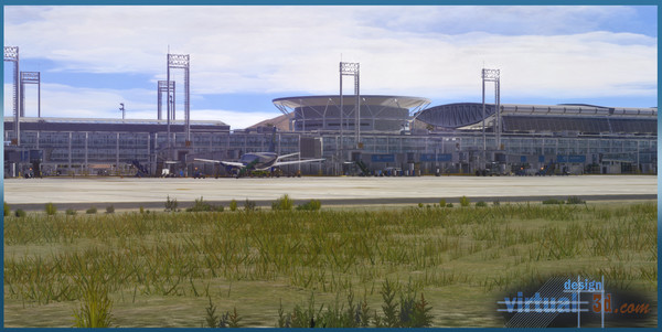 Скриншот из X-Plane 11 - Add-on: Aerosoft - Airport SCEL Santiago International 2.0