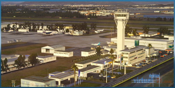 Скриншот из X-Plane 11 - Add-on: Aerosoft - Airport SCEL Santiago International 2.0