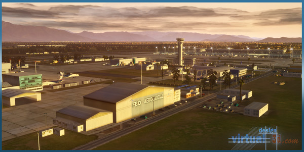 Скриншот из X-Plane 11 - Add-on: Aerosoft - Airport SCEL Santiago International 2.0