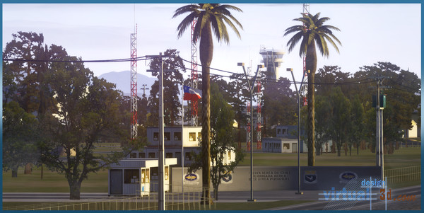 Скриншот из X-Plane 11 - Add-on: Aerosoft - Airport SCEL Santiago International 2.0
